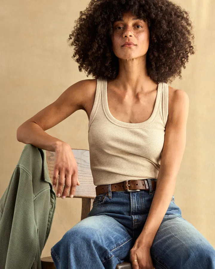 Outerknown Womens Tank Top Sojourn Ribbed - Image 12