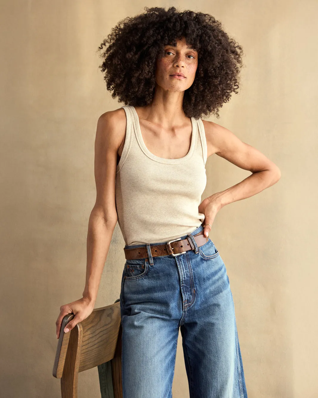 Outerknown Womens Tank Top Sojourn Ribbed - Image 13