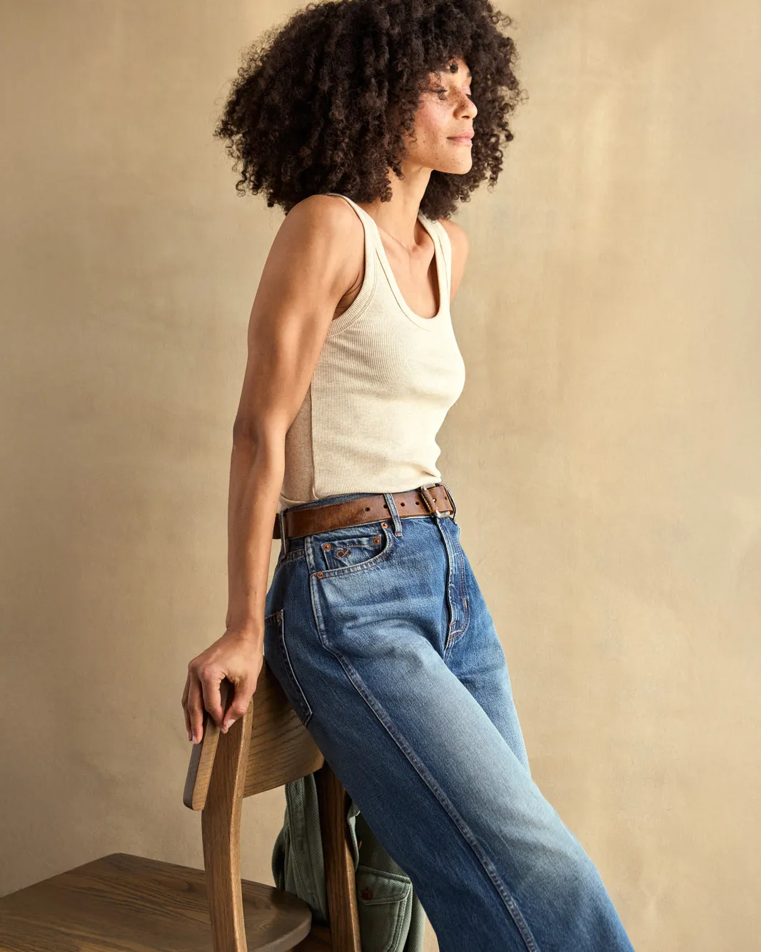 Outerknown Womens Tank Top Sojourn Ribbed - Image 14