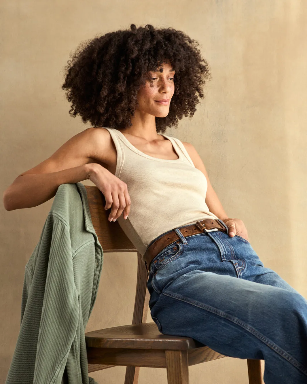 Outerknown Womens Tank Top Sojourn Ribbed - Image 15