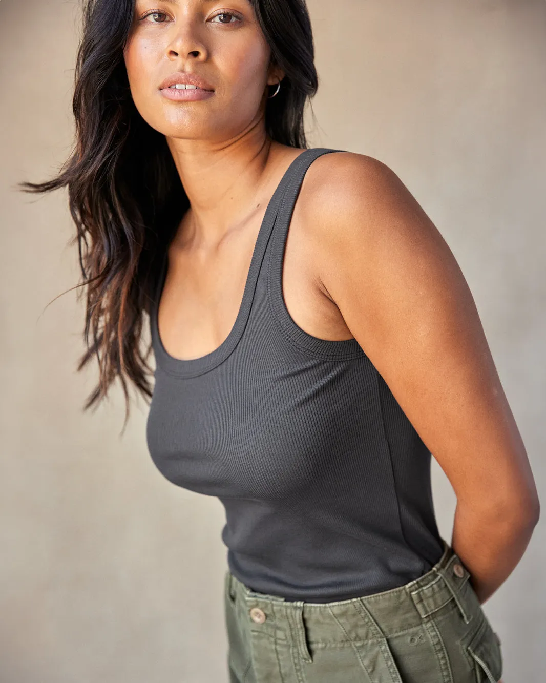Outerknown Womens Tank Top Sojourn Ribbed - Image 25
