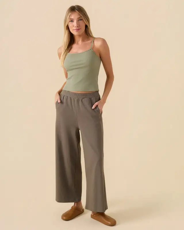 Outerknown Womens Tank Top Sojourn Ribbed Crop - Image 6