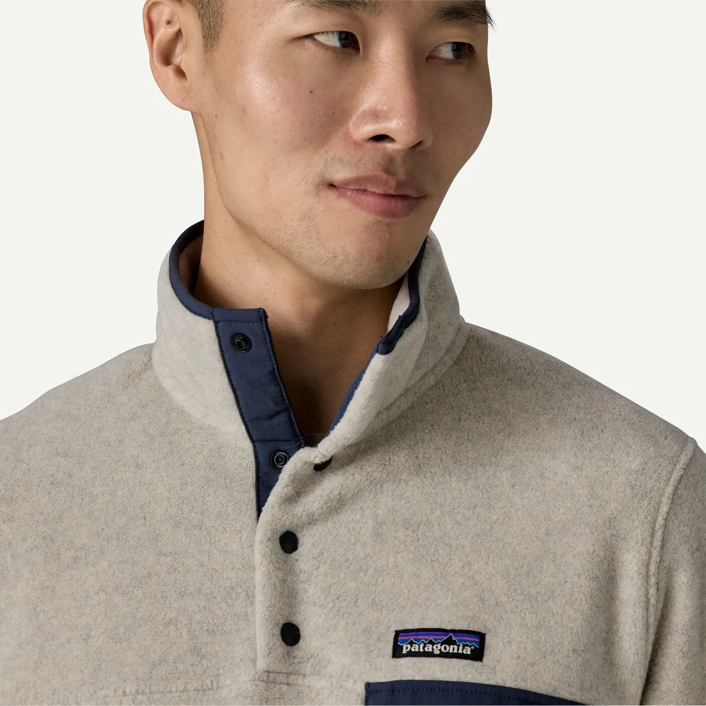 Patagonia Mens Sweatshirt Lightweight Synchilla Snap-T Fleece Pullover - Image 9