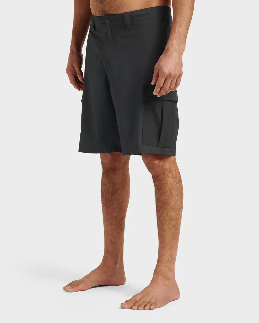 Quiksilver Mens Shorts Union Amphibian Cargo 20" Hybrid - Image 4