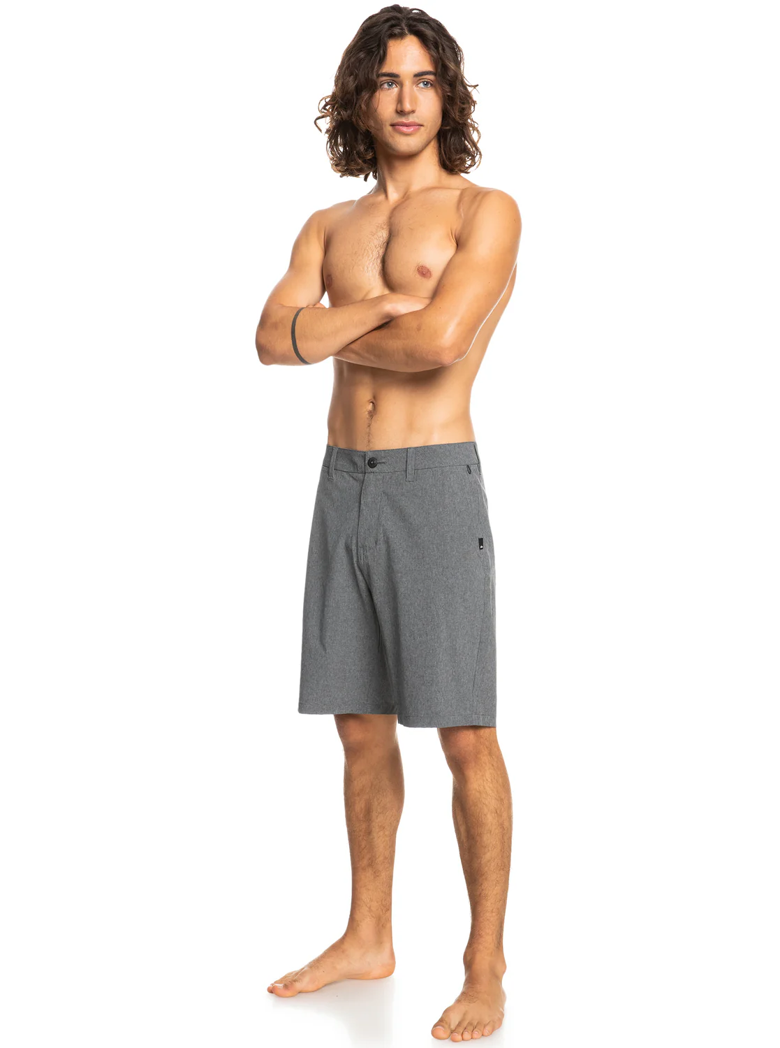 Quiksilver Mens Shorts Union Heather Amphibian 20" - Image 10