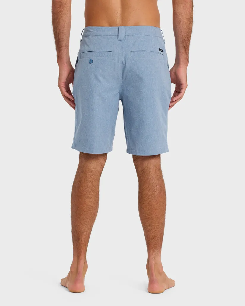 Quiksilver Mens Shorts Union Heather Amphibian 20" Hybrid - Image 10