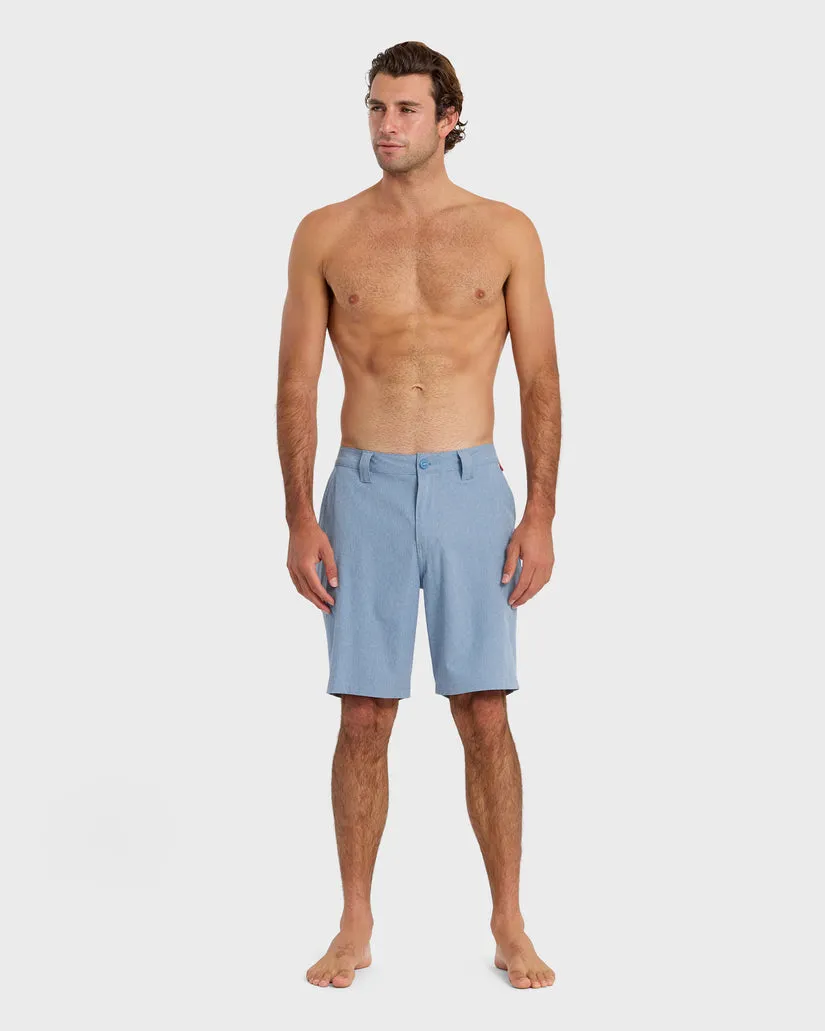 Quiksilver Mens Shorts Union Heather Amphibian 20" Hybrid - Image 11
