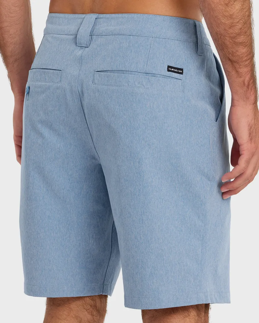 Quiksilver Mens Shorts Union Heather Amphibian 20" Hybrid - Image 12