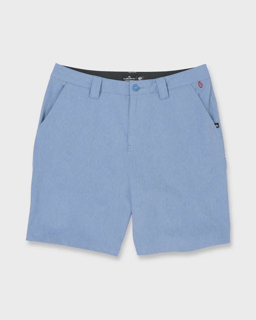 Quiksilver Mens Shorts Union Heather Amphibian 20" Hybrid - Image 13