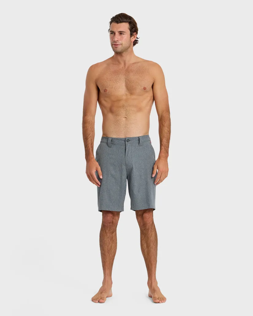 Quiksilver Mens Shorts Union Heather Amphibian 20" Hybrid - Image 4
