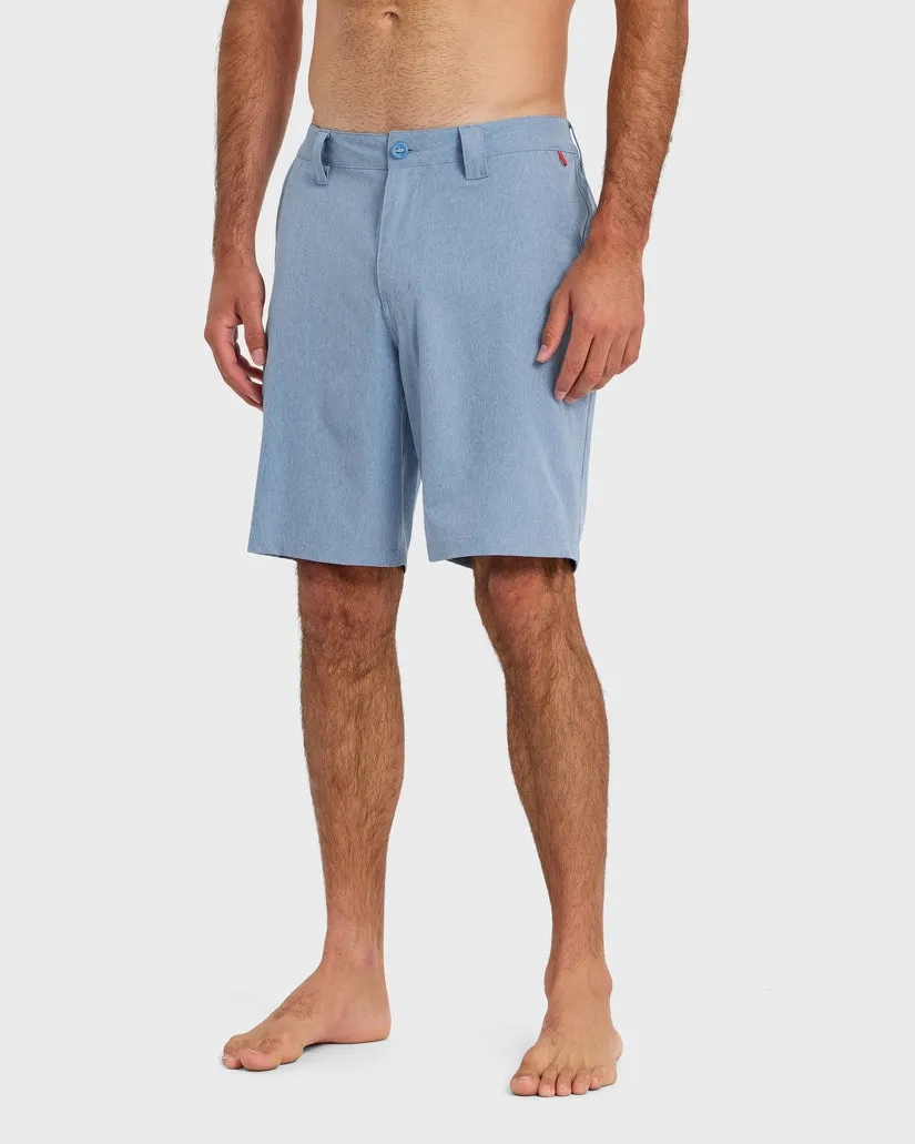 Quiksilver Mens Shorts Union Heather Amphibian 20" Hybrid - Image 9
