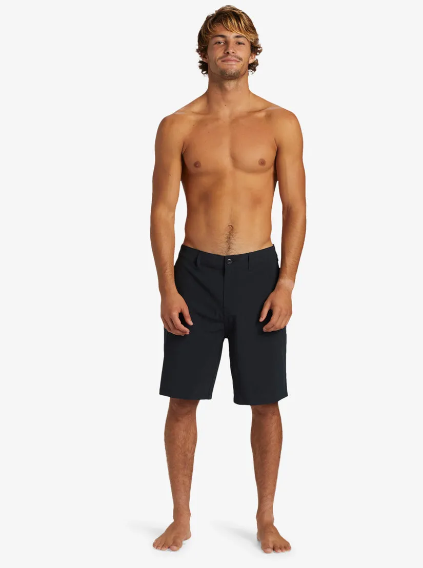 Quiksilver Mens Shorts Union Heather Amphibian 20" Hybrid - Image 11