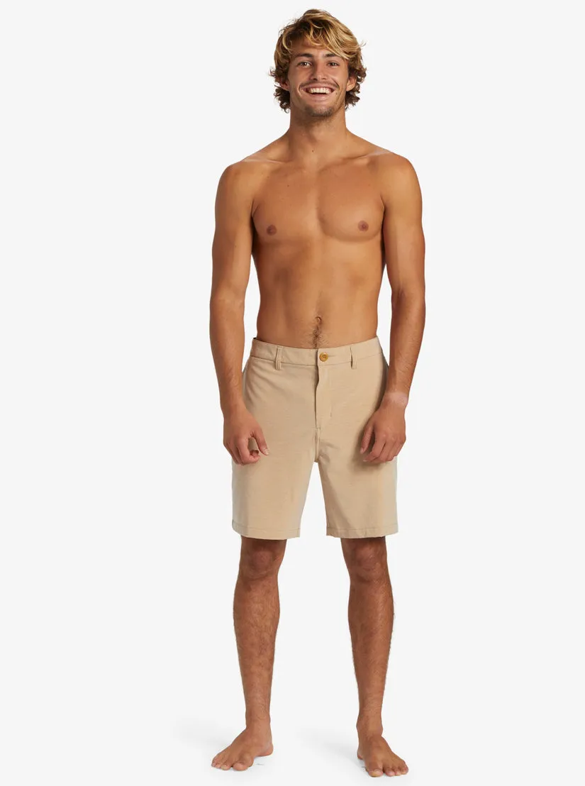 Quiksilver Mens Shorts Union Heather Amphibian 20" Hybrid - Image 6