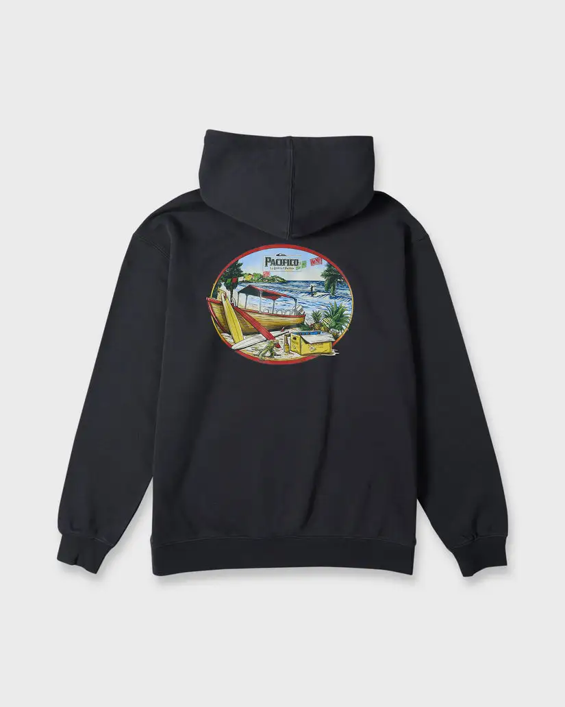 Quiksilver Mens Sweatshirt Pacifico Sayulita Cruising Pullover Hoodie - Image 3