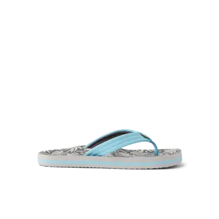 Reef Kids Sandals Kids Ahi Light Blue Palm - Image 3