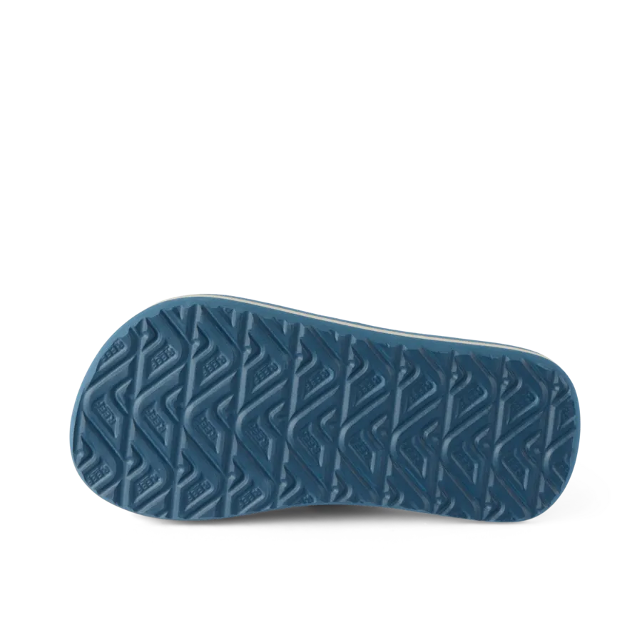 Reef Kids Sandals Little Ahi Blue/Tan Palm - Image 7