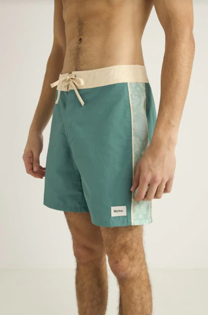 Rhythm Mens Boardshorts Ornate Panel Trunk - Image 2