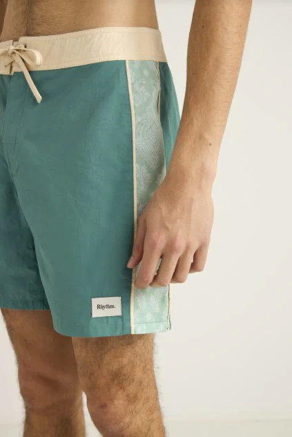 Rhythm Mens Boardshorts Ornate Panel Trunk - Image 3
