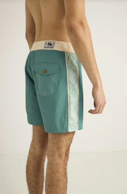 Rhythm Mens Boardshorts Ornate Panel Trunk - Image 4