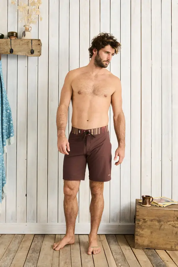 Rhythm Mens Boardshorts Propagate Trunk Earth - Image 3