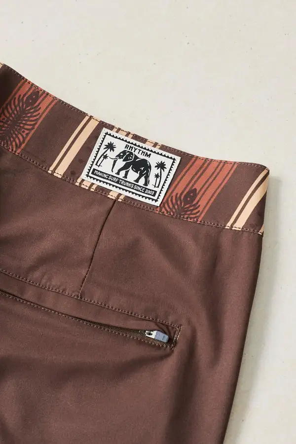 Rhythm Mens Boardshorts Propagate Trunk Earth - Image 7
