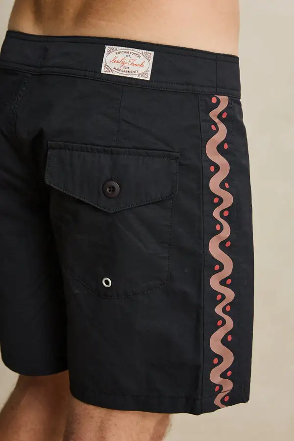 Rhythm Mens Boardshorts Snake Trials Trunk - Image 6