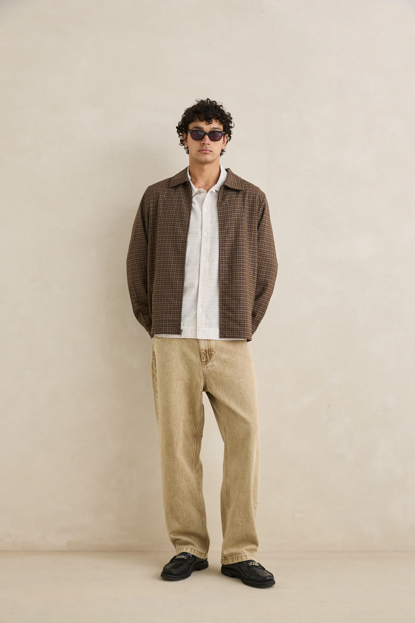 Rhythm Mens Jacket Jordy Check - Image 5
