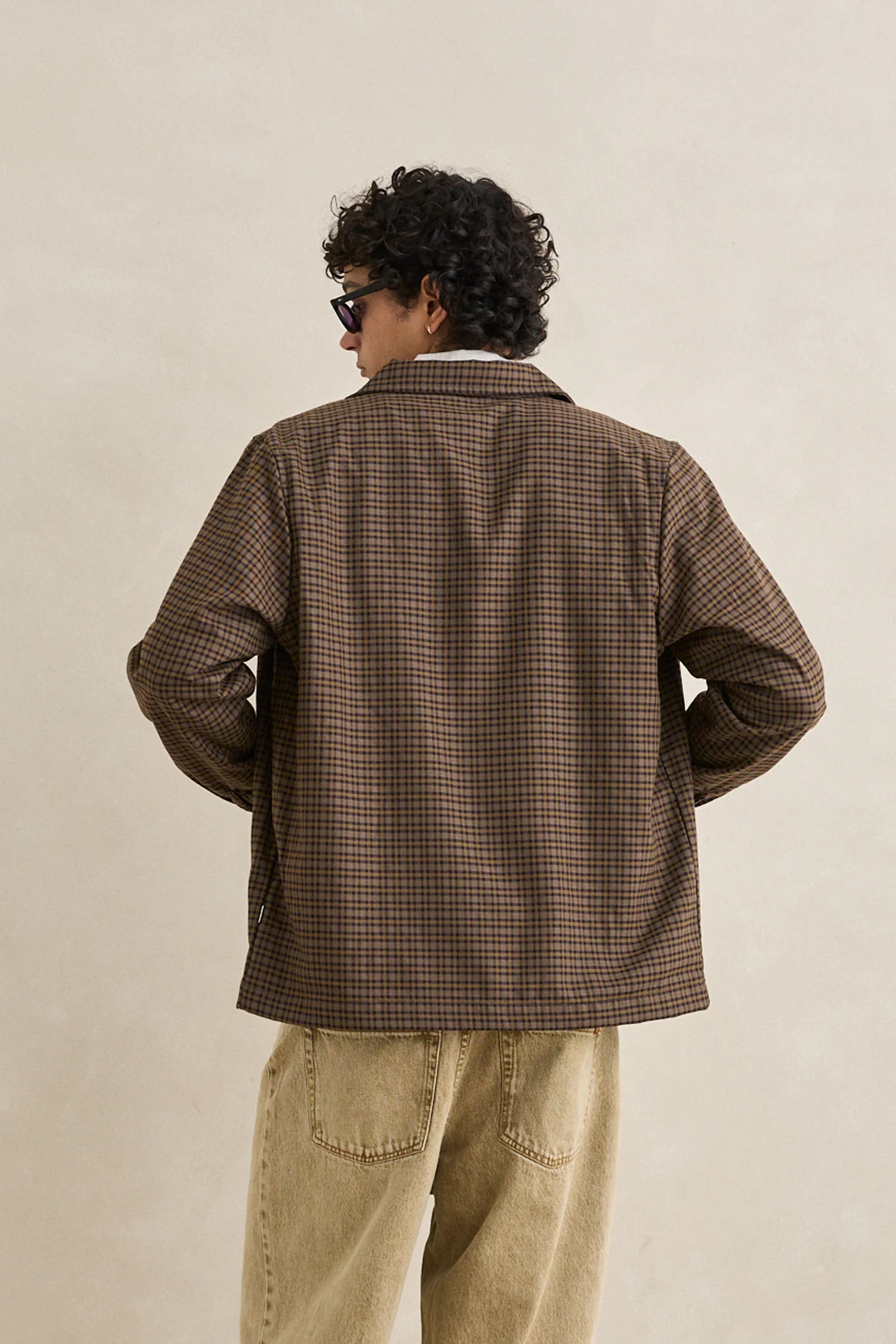 Rhythm Mens Jacket Jordy Check - Image 7