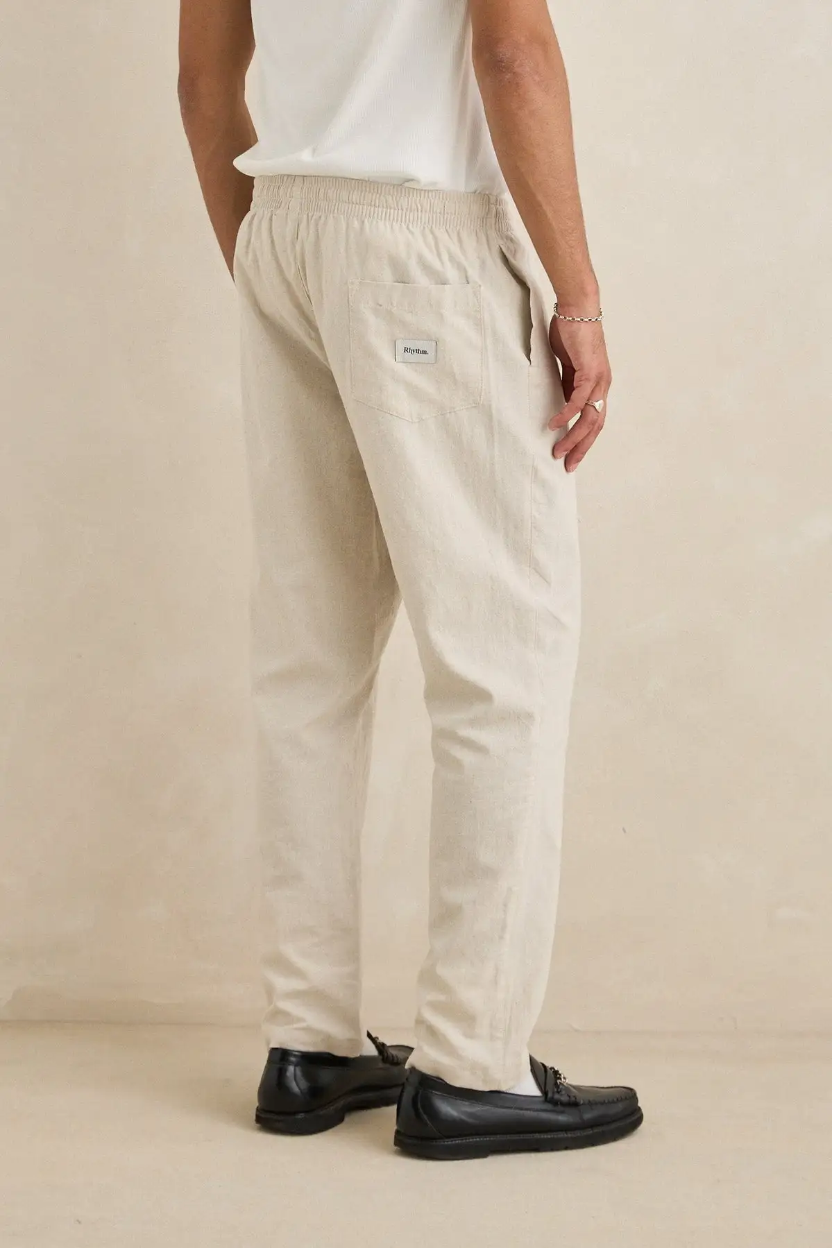 Rhythm Mens Pants Linen Jam - Image 10
