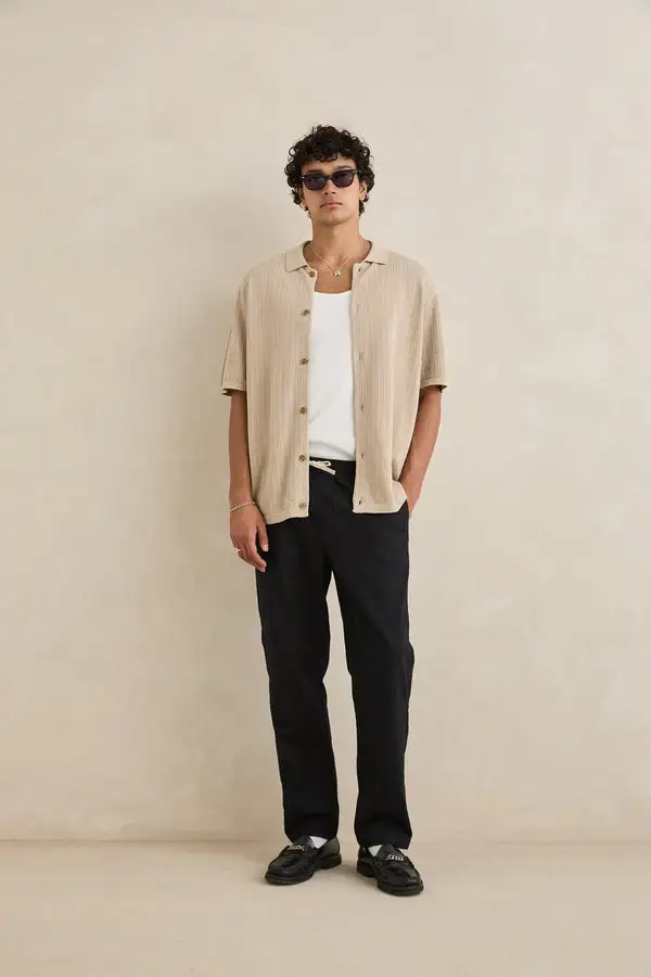 Rhythm Mens Pants Linen Jam - Image 2