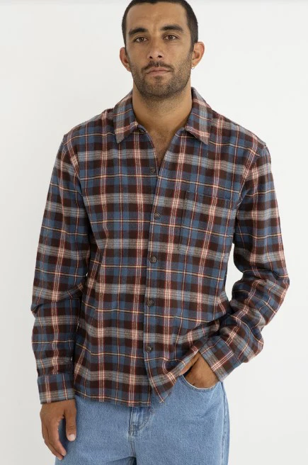 Rhythm Mens Shirt Kern Flannel - Image 2