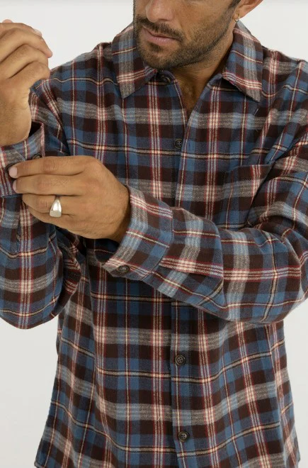 Rhythm Mens Shirt Kern Flannel - Image 3
