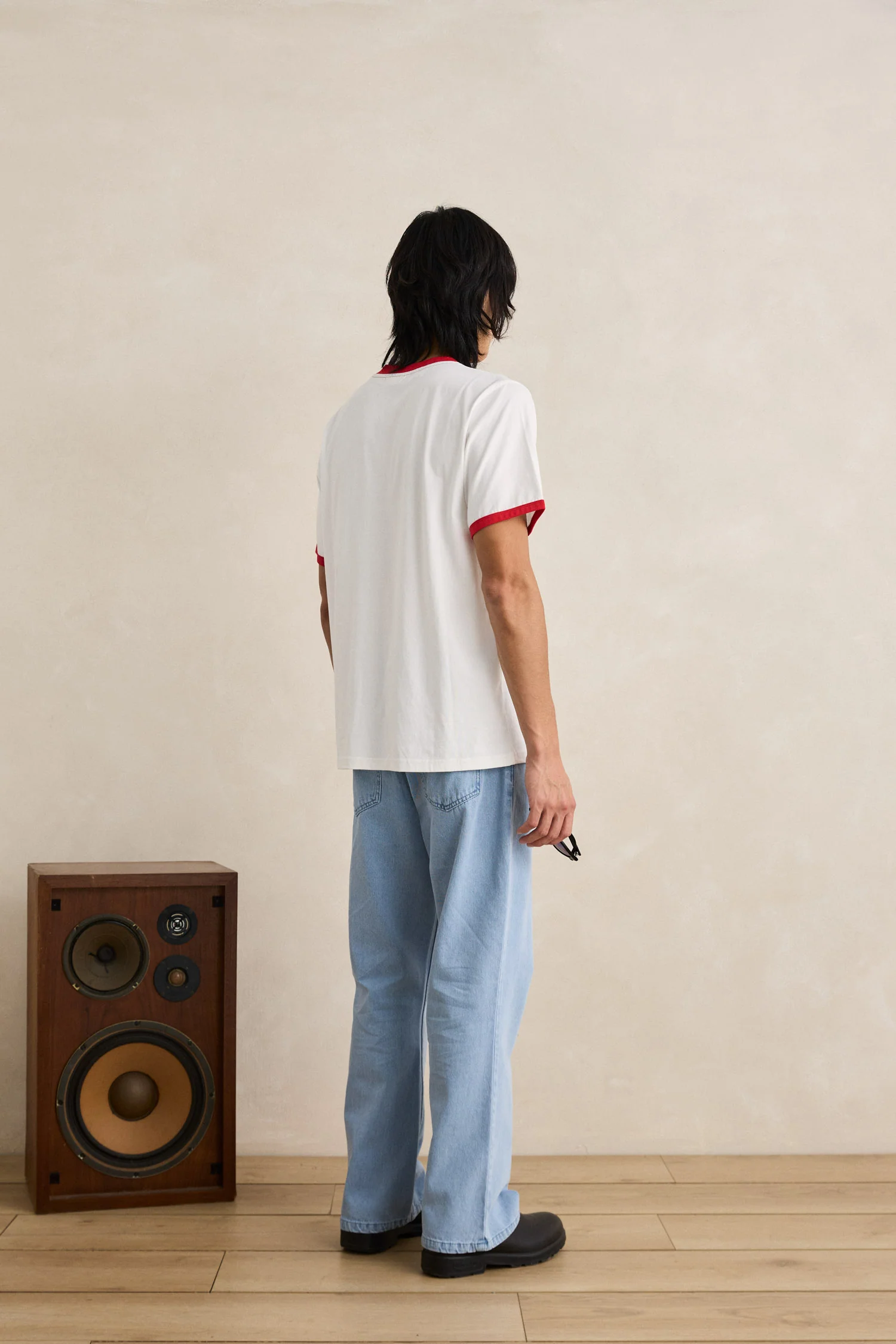 Rhythm Mens Shirt Rosa Ringer Vintage - Image 3