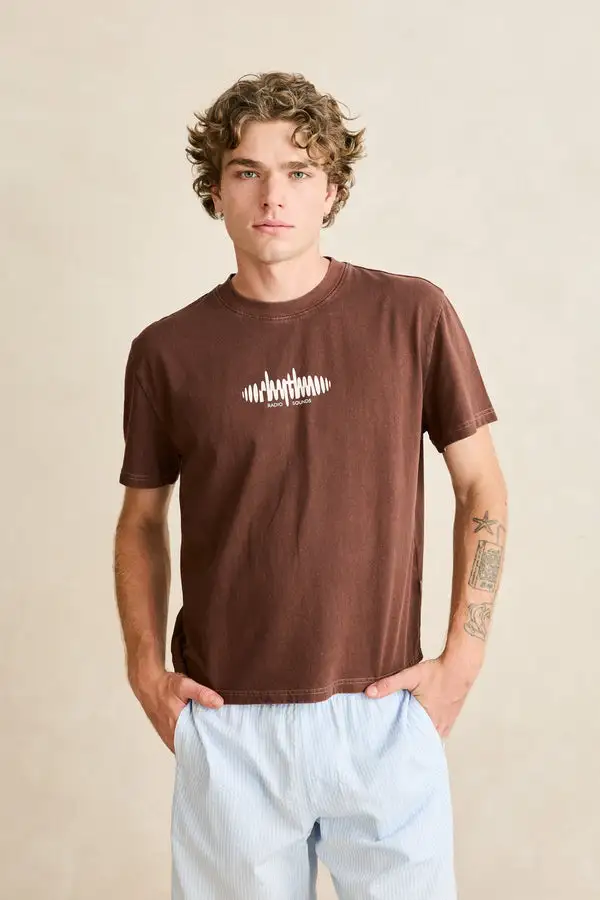 Rhythm Mens Shirt Sounds Contrast Band - Image 2