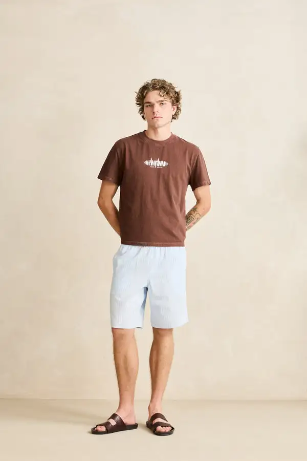 Rhythm Mens Shirt Sounds Contrast Band - Image 3