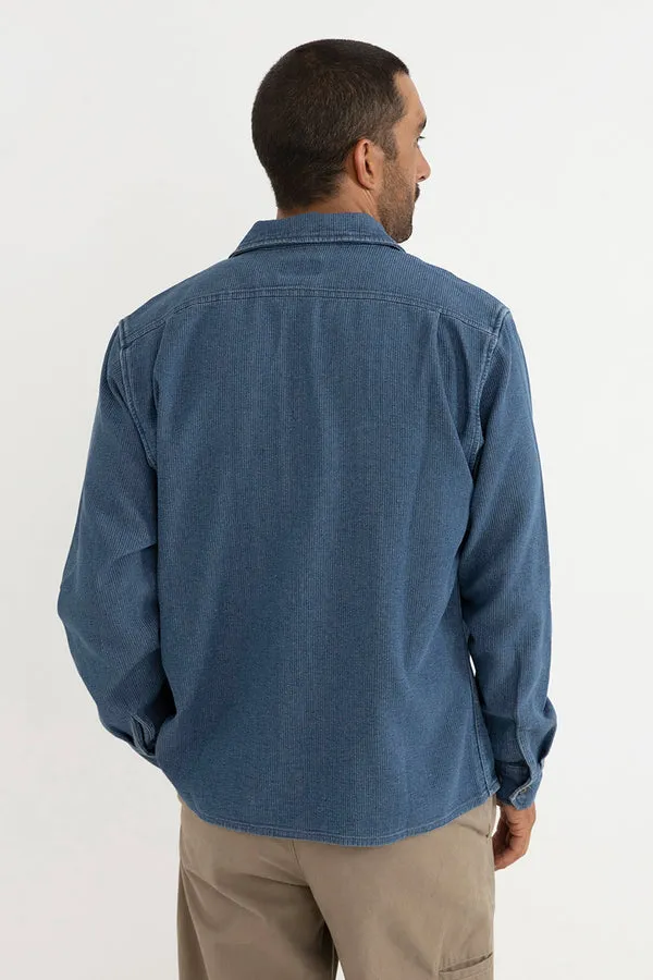 Rhythm Mens Shirt Textured Wale - Image 4
