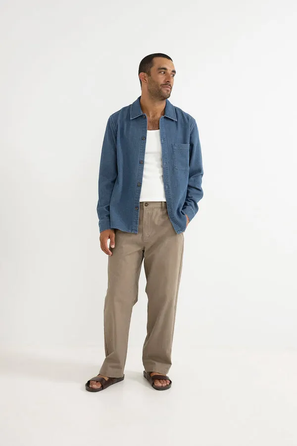 Rhythm Mens Shirt Textured Wale - Image 5
