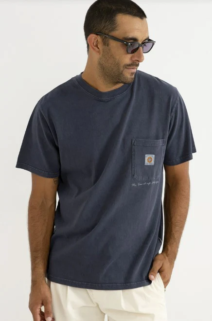 Rhythm Mens Shirt Vintage Pocket - Image 2