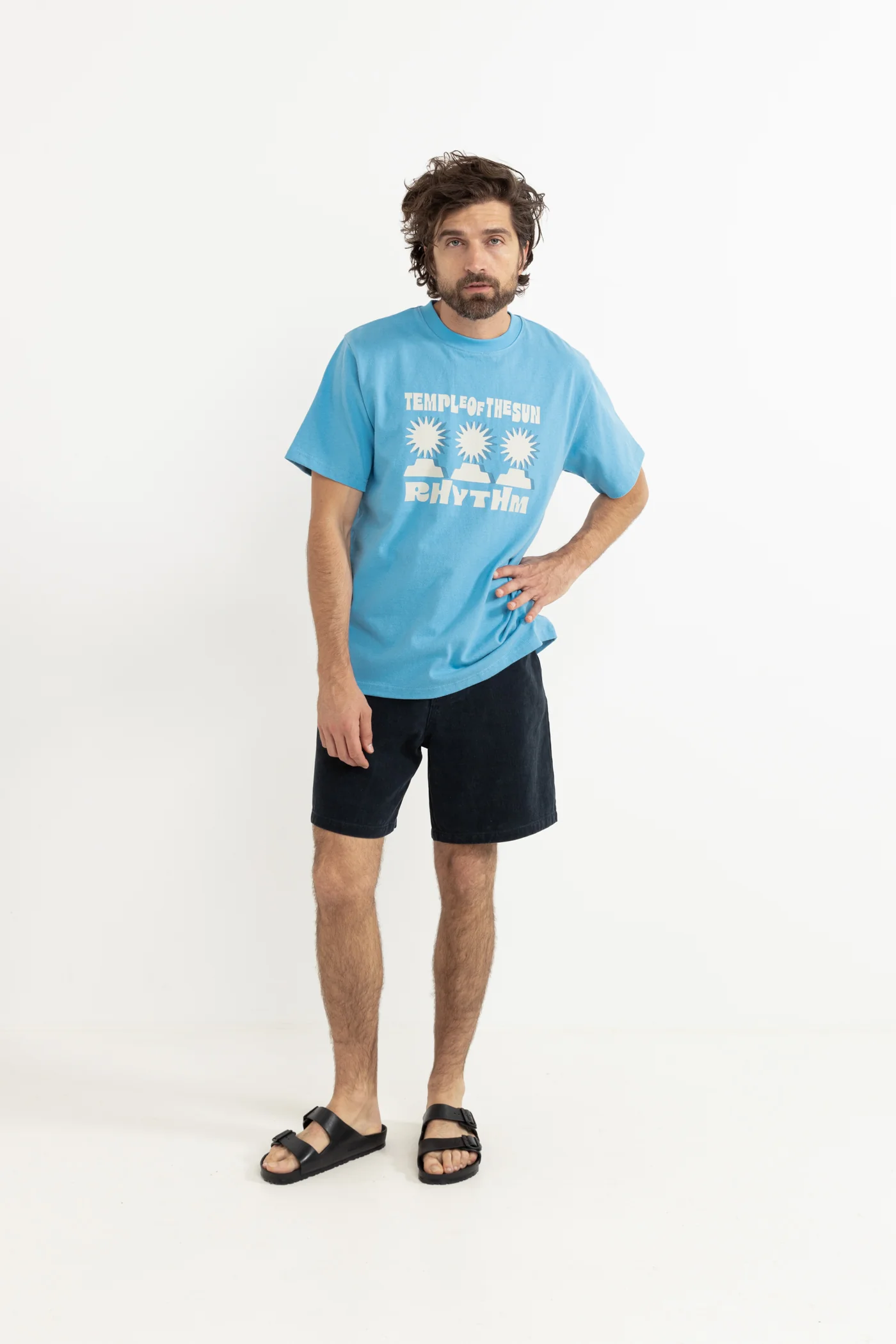 Rhythm Mens Shorts Chile Denim - Image 5