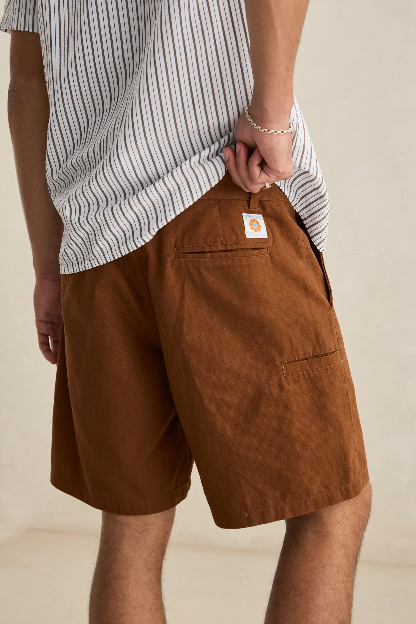 Rhythm Mens Shorts Essential Herringbone - Image 3