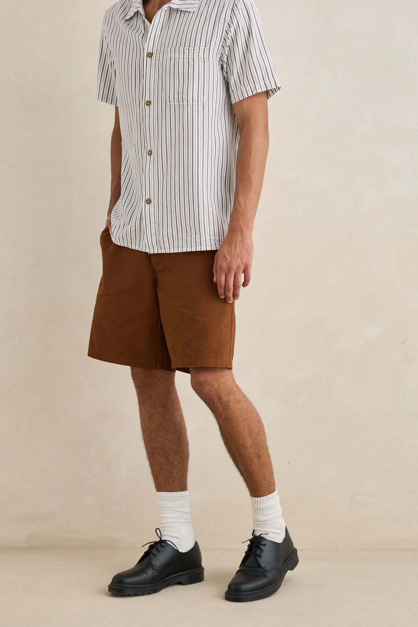 Rhythm Mens Shorts Essential Herringbone - Image 4