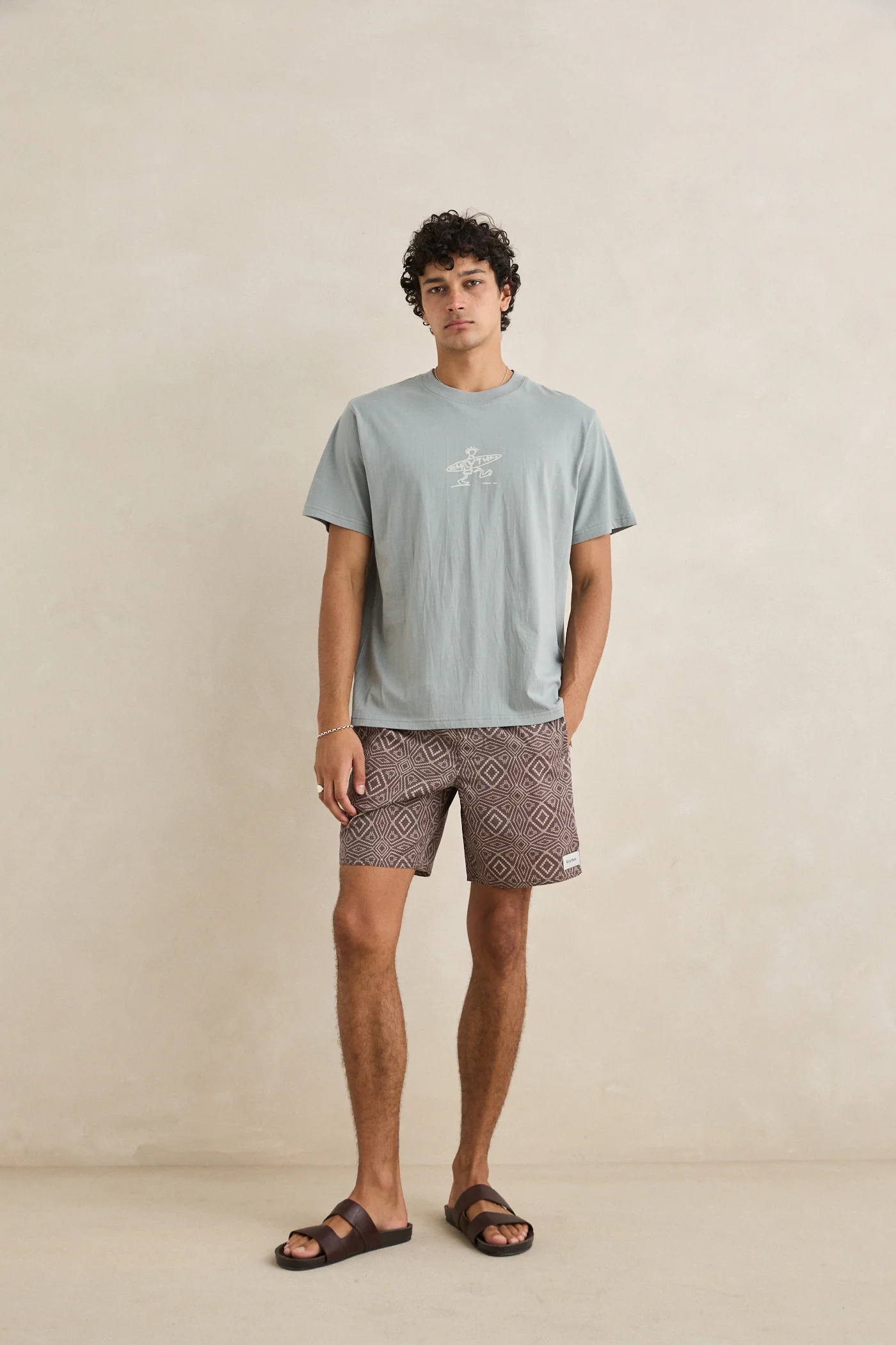 Rhythm Mens Shorts Mosaic Heritage Beach Short - Image 2