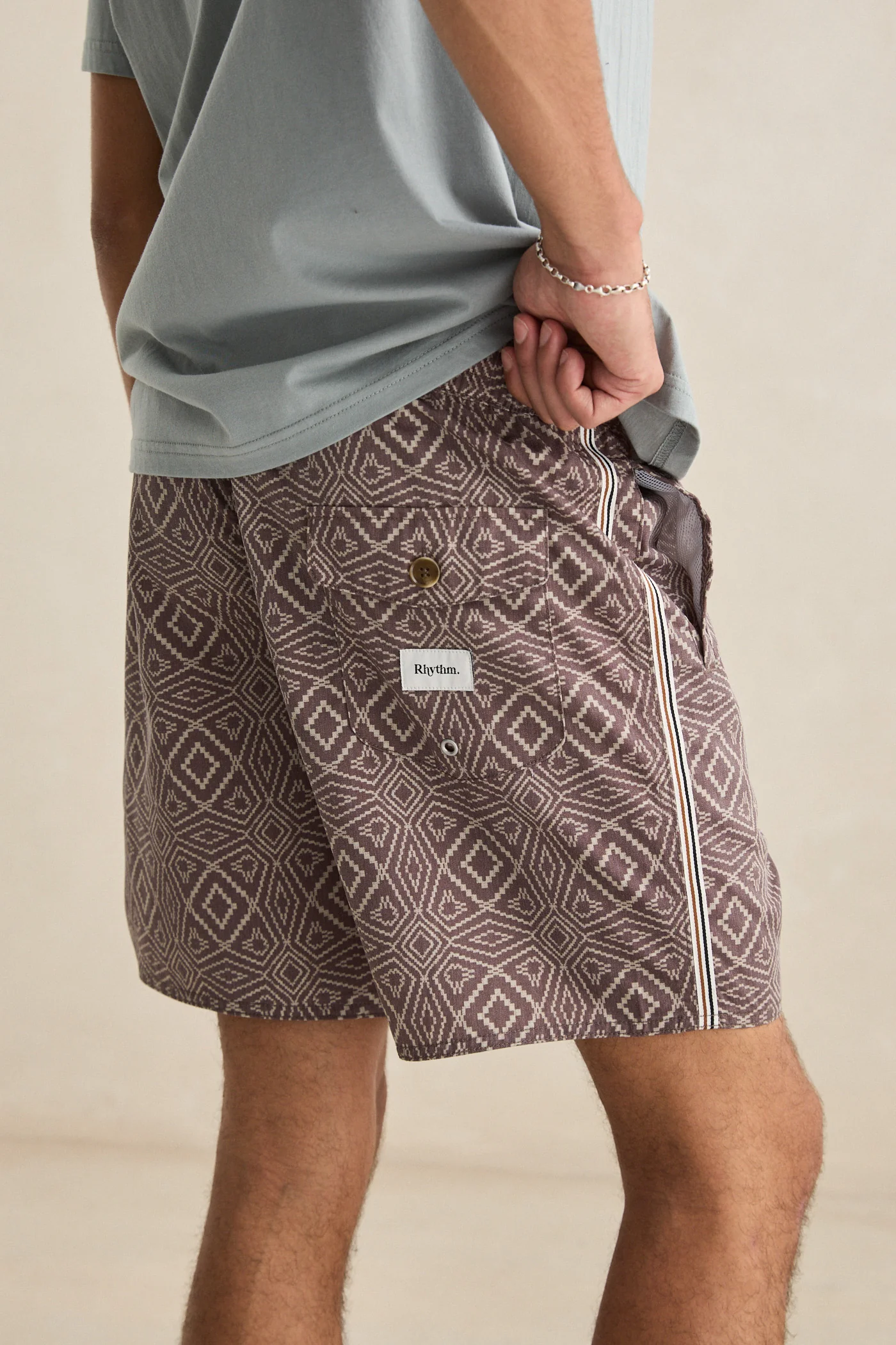 Rhythm Mens Shorts Mosaic Heritage Beach Short - Image 5