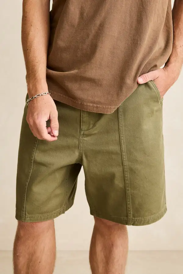 Rhythm Mens Shorts Relaxed Haight Twill - Image 9