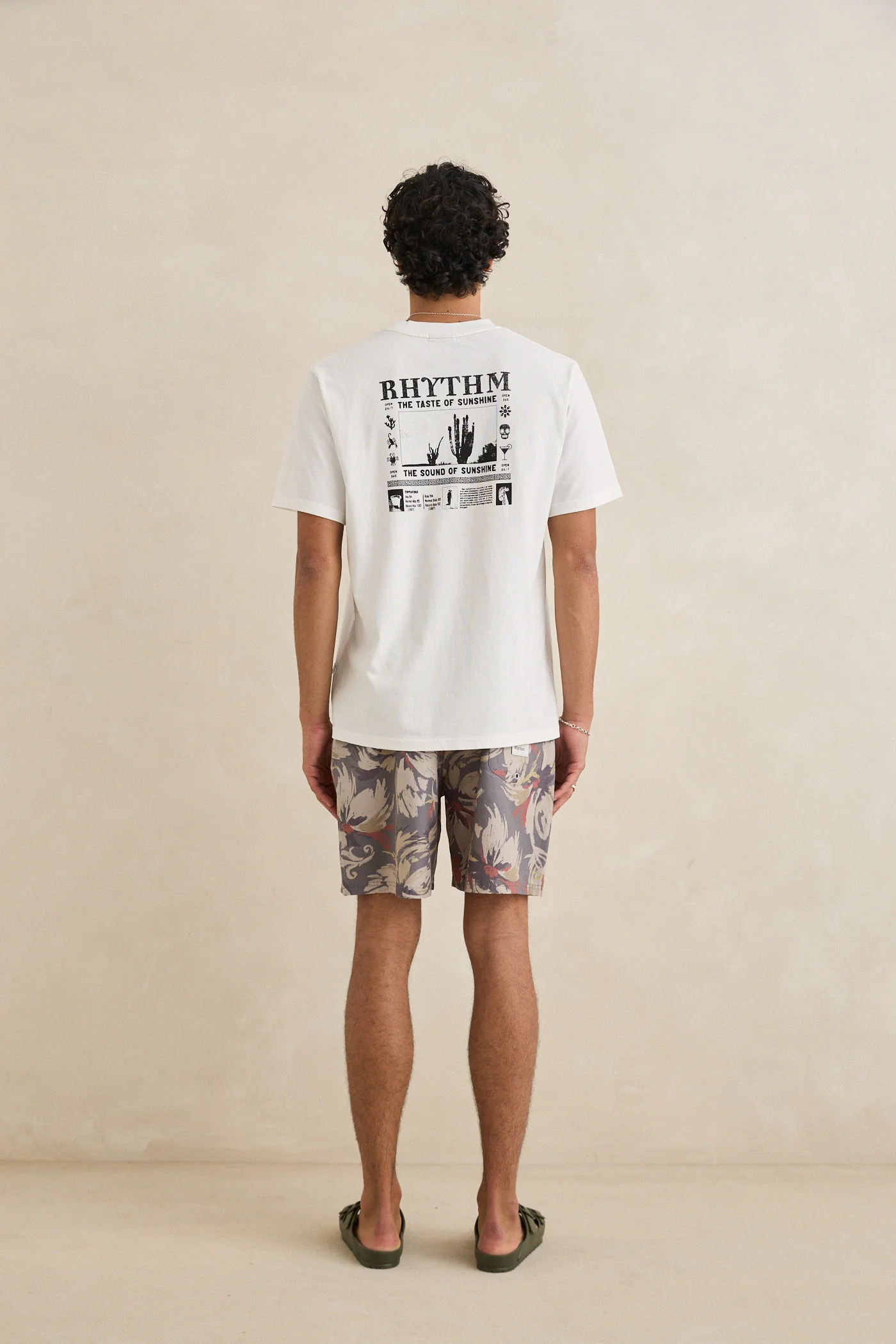 Rhythm Mens Shorts Tropical Camo Beach Short - Image 3