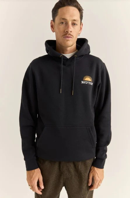 Rhythm Mens Sweatshirt Awake Fleece Hood - Image 2