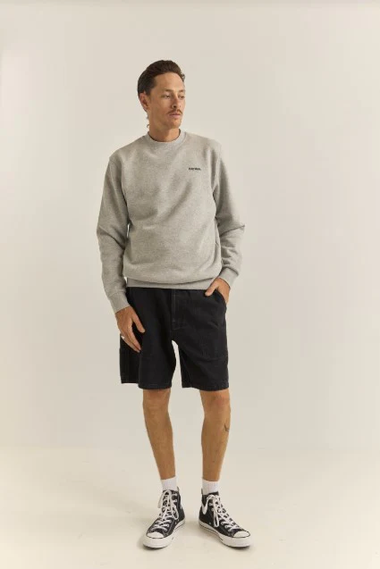 Rhythm Mens Sweatshirt Brand Fleece Crew - Image 9