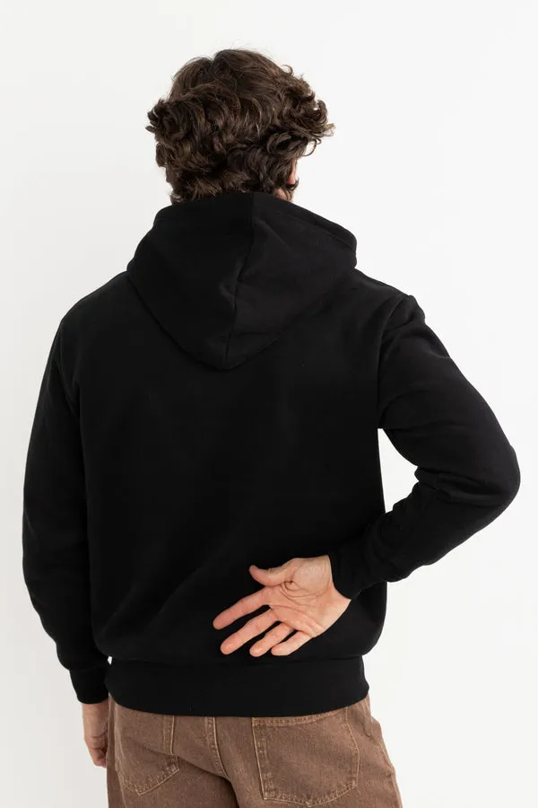 Rhythm Mens Sweatshirt Grange Fleece Hood - Image 4