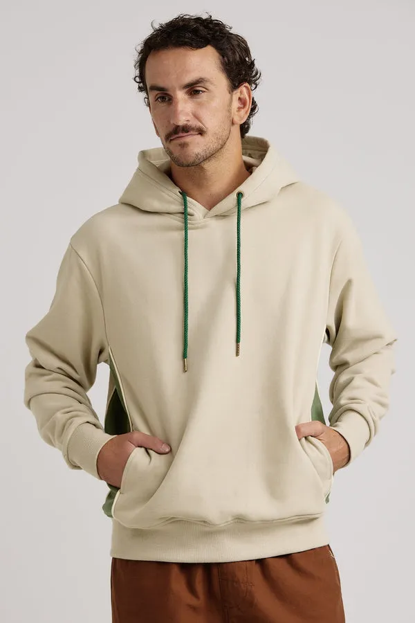 Rhythm Mens Sweatshirt Heavyweight Panel Hood - Image 2
