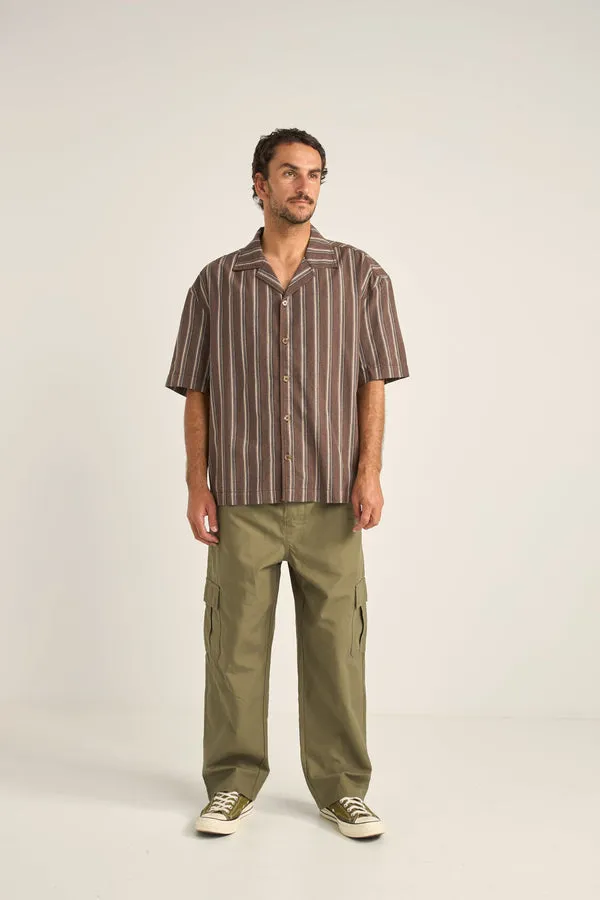 Rhythm Mens Woven Baja Relaxed Stripe - Image 6